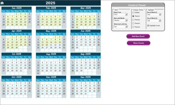 Technology Operations AI Implementation Calendar in Excel - Image 3