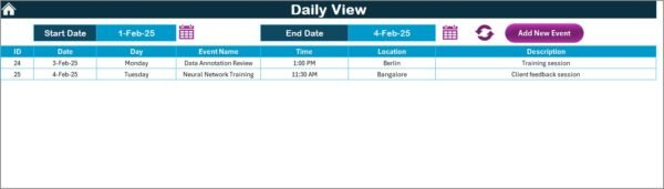 Technology Operations AI Implementation Calendar in Excel - Image 5