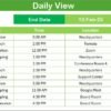 Technology Operations Customer Experience Calendar in Excel - Image 5