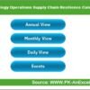 Technology Operations Supply Chain Resilience Calendar in Excel - Image 2
