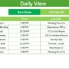 Technology Operations Supply Chain Resilience Calendar in Excel - Image 5