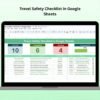 Travel Safety Checklist in Google Sheets