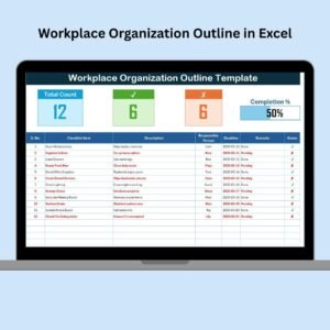 Workplace Organization Outline in Excel
