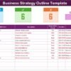 Business Strategy Outline Checklist in Excel - Image 2