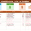 Client Proposal To-Do Checklist in Excel - Image 2