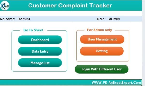 Customer Complaint Tracker in Excel - Image 3