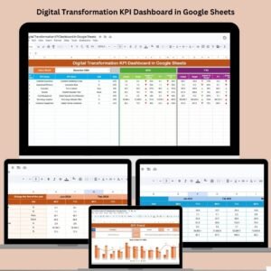 Digital Transformation KPI Dashboard in Google Sheets