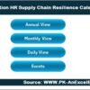 Education HR Supply Chain Resilience Calendar in Excel - Image 2