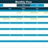 Education HR Supply Chain Resilience Calendar in Excel - Image 4