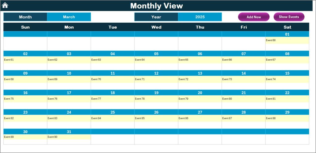 Education Marketing AI Implementation Calendar in Excel - Next Gen ...