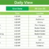 Education Marketing Customer Experience Calendar in Excel - Image 5