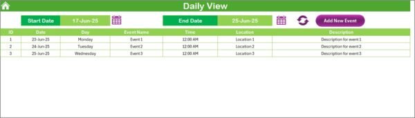 Education Operations Supply Chain Resilience Calendar in Excel - Image 5