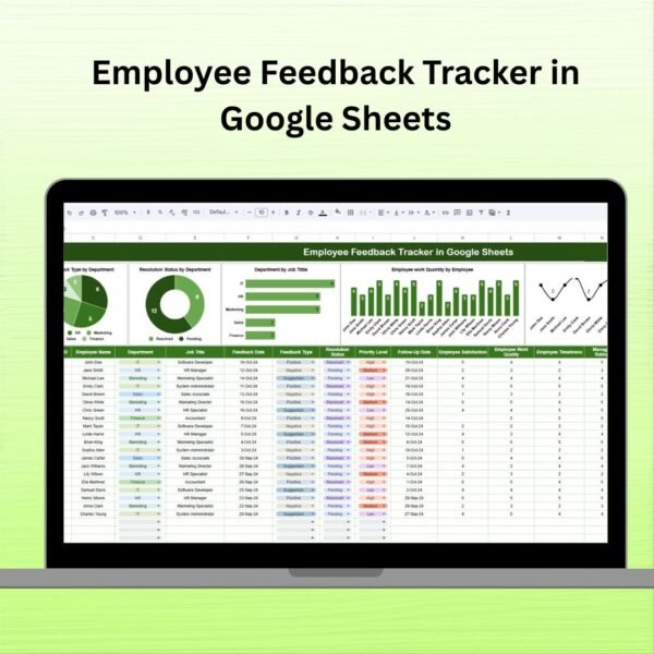 Employee Feedback Tracker in Google Sheets