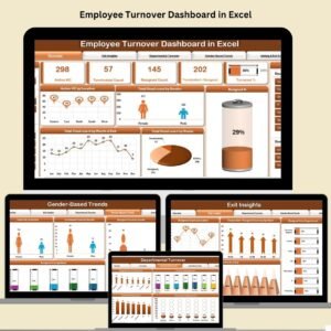 Employee Turnover Dashboard in Excel