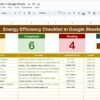 Energy Efficiency Checklist in Google Sheets - Image 2