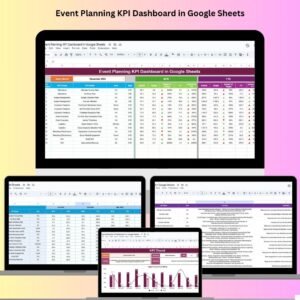 Event Planning KPI Dashboard in Google Sheets