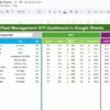 Fleet Management KPI Dashboard in Google Sheets - Image 3