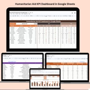 Humanitarian Aid KPI Dashboard in Google Sheets