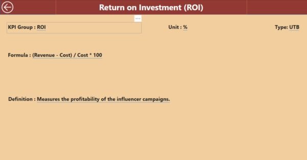 Influencer Marketing KPI Dashboard in Power BI - Image 4