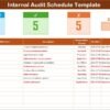 Internal Audit Schedule Checklist in Excel - Image 2