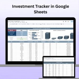 Investment Tracker in Google Sheets