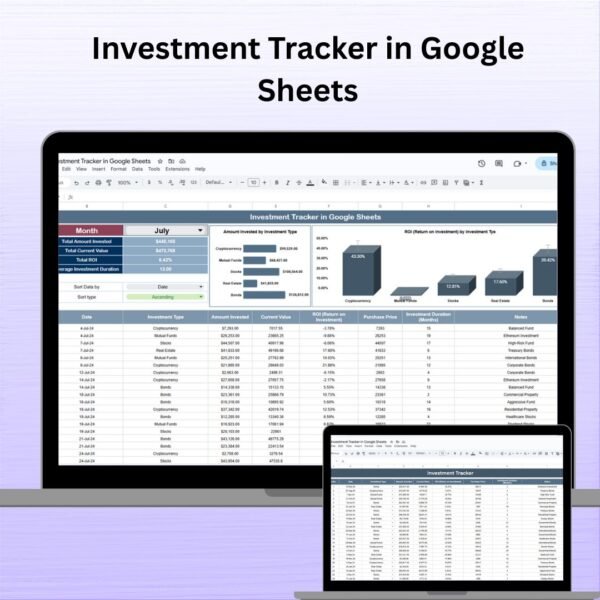 Investment Tracker in Google Sheets