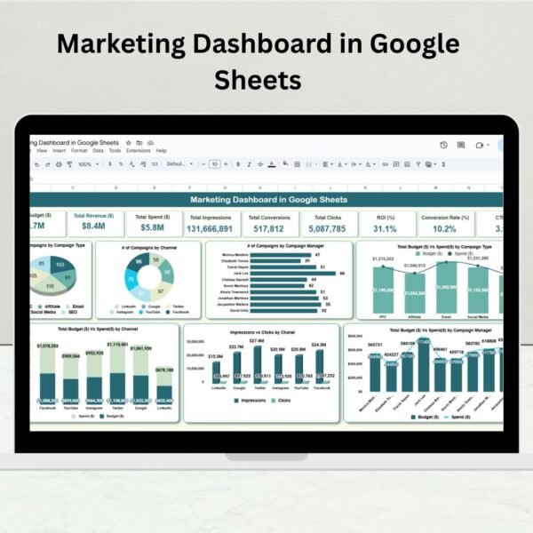 Marketing Dashboard in Google Sheets