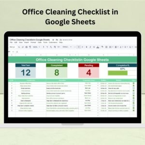 Office Cleaning Checklist in Google Sheets