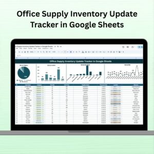 Office Supply Inventory Update Tracker in Google Sheets