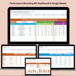 Performance Marketing KPI Dashboard in Google Sheets
