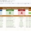 Rent Payment Checklist in Google Sheets - Image 2