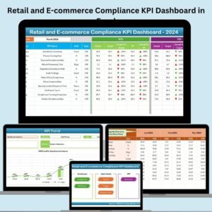 Retail and E-commerce Compliance KPI Dashboard in Excel