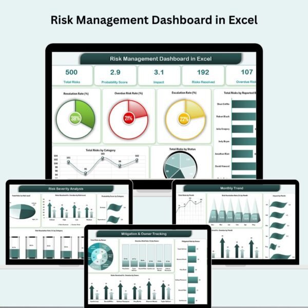 Risk Management Dashboard in Excel