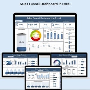 Sales Funnel Dashboard in Excel