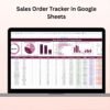 Sales Order Tracker in Google Sheets