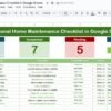 Seasonal Home Maintenance Checklist in Google Sheets - Image 2
