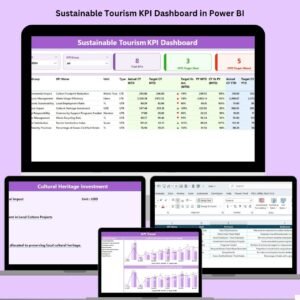 Sustainable Tourism KPI Dashboard in Power BI