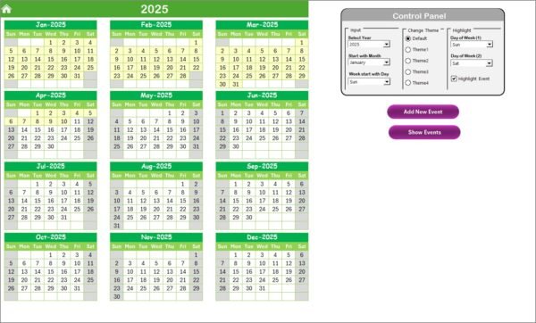 Technology Logistics AI Implementation Calendar in Excel - Image 3
