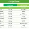 Technology Logistics Customer Experience Calendar in Excel - Image 5
