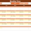 Technology Logistics Supply Chain Resilience Calendar in Excel - Image 4