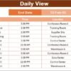 Technology Logistics Supply Chain Resilience Calendar in Excel - Image 5
