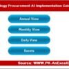 Technology Procurement AI Implementation Calendar in Excel - Image 2