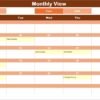 Technology R&D Supply Chain Resilience Calendar in Excel - Image 4