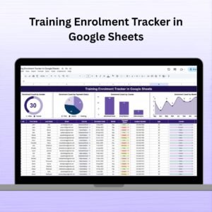 Training Enrolment Tracker in Google Sheets