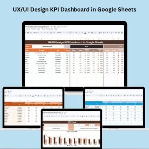 UX/UI Design KPI Dashboard in Google Sheets