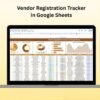 Vendor Registration Tracker in Google Sheets