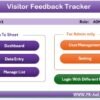 Visitor Feedback Tracker in Excel - Image 3