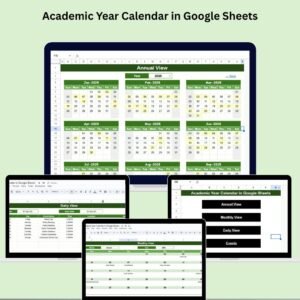 Academic Year Calendar in Google Sheets