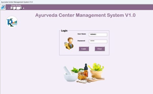 Ayurveda Centre Management System V1.0 in Excel - Image 2