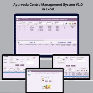Ayurveda Centre Management System V1.0 in Excel